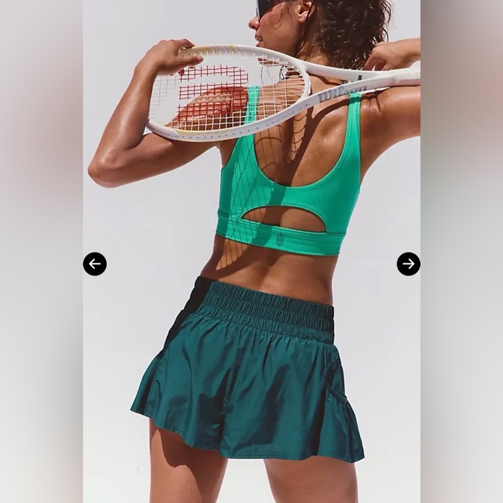 FP Movement Win Win Scoop Neck Sports Bra in Seafoam | NWOT